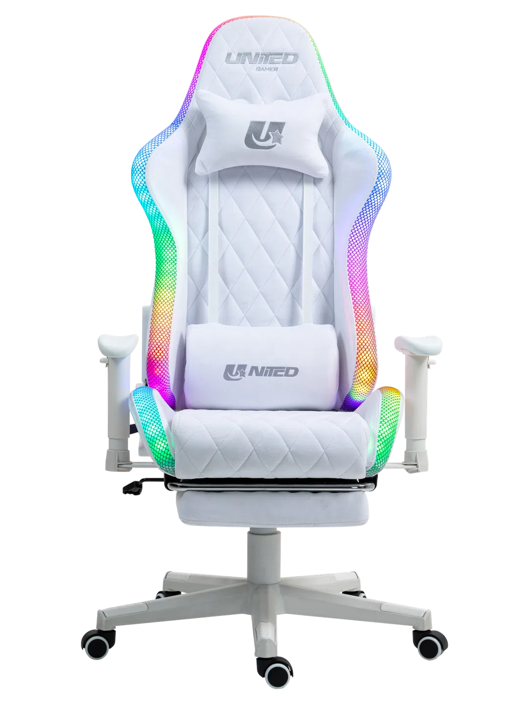 UNITED GAMER LIGHT — Белый велюр